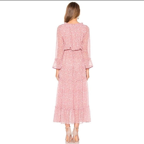 NWT MISA LOS Angeles Lucinda Dress in Pink Floral Boho Sz Small - Picture 3 of 9